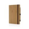 FSC® bamboe notitieboek A5 met inifity potloodset