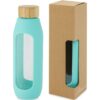 Tidian fles in borosilicaatglas met siliconen grip 60 cl