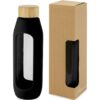 Tidian fles in borosilicaatglas met siliconen grip 60 cl