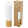 Torne koperen vacuüm geïsoleerde RVS fles vmet bamboe buitenwand 54 cl