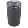 Bellu glazen beker met buitenwand van gerecycled plastic 42 cl.