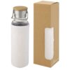 Bor glazen fles met hoes van neopreen 60 cl.
