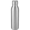 Harper waterfles van RCS-gecertificeerd gerecycled RVS met metalen lus 70 cl.