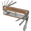 Fixy houten multitool voor fietsen met 8 functies