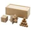 3-delig houten denkspel