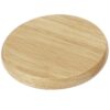Scroll houten onderzetter met flesopener