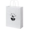 Papieren kraft tas 80 g/m² - gedraaide handgrepen - A4