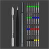 SCX.design T20 31-delige schroevendraaier- en reparatieset in aluminium koffer