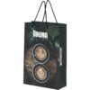 Handgemaakte integra papieren tas met plastic handgrepen - groot