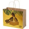 Tas van kraftpapier met gedraaide handvaten - L