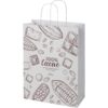 Tas van kraftpapier met gedraaide handgrepen - XXL