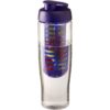 H2O Tempo® 70 cl. sportfles en infuser met flipcapdeksel