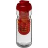 H2O Base® 65 cl. sportfles en infuser met flipcapdeksel