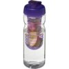 H2O Base® 65 cl. sportfles en infuser met flipcapdeksel