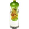 H2O Base® 65 cl. sportfles en infuser met koepeldeksel