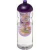 H2O Base® 65 cl. sportfles en infuser met koepeldeksel