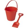 Tades strandemmer en schep van gerecycled plastic