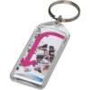 Stein heropenbare sleutelhanger met metalen clip