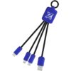 Quatro oplaadkabel met oplichtend logo