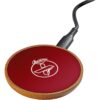 Houten draadloos 10W laadstation