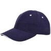 Brushed sandwich cap