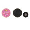 Metalen button ø37mm met kledingmagneet