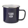 Retro Silver Emaille 35 cl. Mug mok