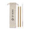 ECO Bamboe Straw Set bamboe rietjes