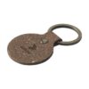 Recycled Leather Keyring Round sleutelhanger