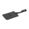 Recycled Leather Luggage Tag bagagelabel
