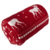 Rendier fleece deken (180 gr/m²)