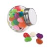 BEANDY Glazen pot gevuld met snoepjes 30 gr.