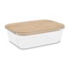 Lunchbox glas met bamboe deksel