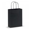 Papieren tas klein Eco look. 18 x 24 x 8 cm