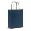 Papieren tas klein Eco look. 18 x 24 x 8 cm