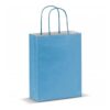 Papieren tas klein Eco look. 18 x 24 x 8 cm