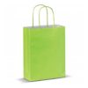 Papieren tas klein Eco look. 18 x 24 x 8 cm