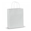 Papieren tas middel Eco look. 24 x 30 x 12 cm