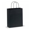 Papieren tas middel Eco look. 24 x 30 x 12 cm