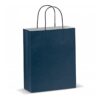 Papieren tas middel Eco look. 24 x 30 x 12 cm