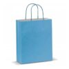 Papieren tas middel Eco look. 24 x 30 x 12 cm