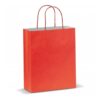 Papieren tas middel Eco look. 24 x 30 x 12 cm