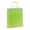 Papieren tas middel Eco look. 24 x 30 x 12 cm