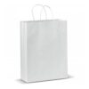 Papieren tas groot Eco look. 30 x 40 x 12 cm