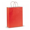 Papieren tas groot Eco look. 30 x 40 x 12 cm