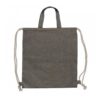 Drawstring rugzak gerecycled katoen 38x42cm
