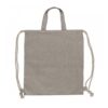 Drawstring rugzak gerecycled katoen 38x42cm