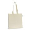 Fairtrade katoenen tas ecru lang 140g/m² 38x10x42cm
