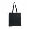 Fairtrade katoenen tas gekleurd lang 140g/m² 38x10x42cm