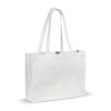 Draagtas gerecycled katoen met bodem 140g/m² 49x14x37cm